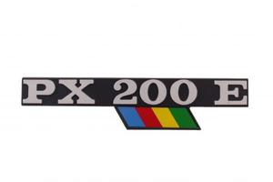 Targhetta cofano laterale Vespa PX200E Arcobaleno