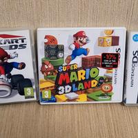 lotto 3 giochi Nintendo ds-3ds Mario in ITALIANO 