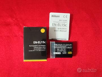 Batteria Nikon EN-EL15C nuova 