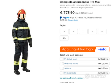 giacca antincendio aramidica nomex ignifugo