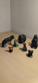 Set 7 Figure Ribelle Brave Disney Merida