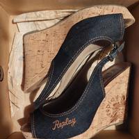 Sandalo zeppa Replay 