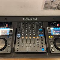 Console completa pioneer dj (xdj700 e djm 750mk2)