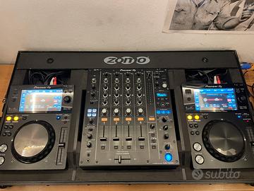 Console completa pioneer dj (xdj700 e djm 750mk2)