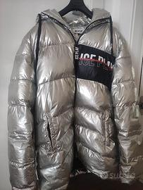 Piumino Iceberg Ice Play argento metallizzato