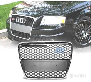 GRIGLIA AUDI A6 4F 04-08 LOOK RS6 ARGENTO