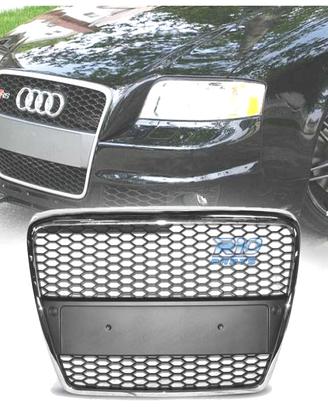 GRIGLIA AUDI A6 4F 04-08 LOOK RS6 ARGENTO