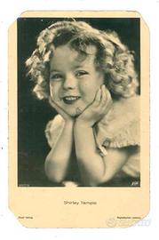Antica cartolina - Ritratto Shirley Temple