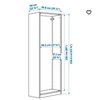 scocca esterna con  ripiani Ikea