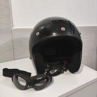 Casco jet IXS con occhiali 