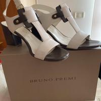 Sandali n 40 Bruno Premi bianco/marrone