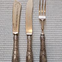 Set posate argento anni '60