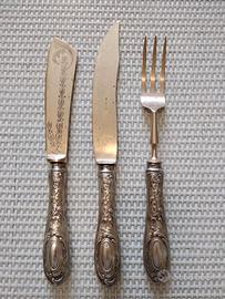 Set posate argento anni '60