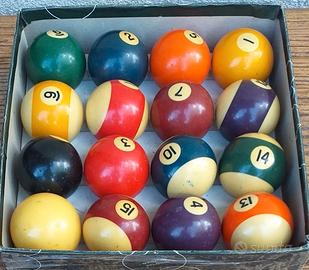 16 palle da biliardo