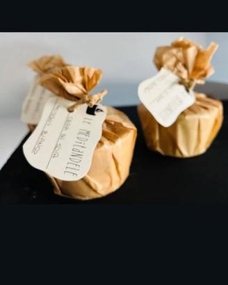 confezione di n.5 candele profumate fatte a mano
