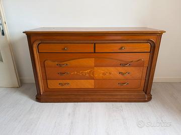 Set camera da letto in legno – comò + 2 comodini