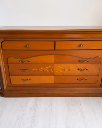 Set camera da letto in legno – comò + 2 comodini