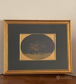 Quercia-Serigrafia a colori firmata Carlo Mattioli