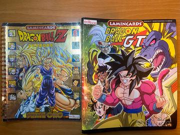 Album carte Dragon Ball Z (85/150) e GT (165/300)