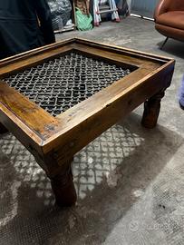 Tavolino da caffe in legno turco