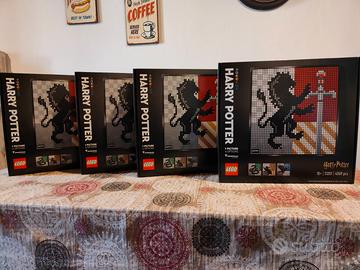 Lego Art  Harry Potter Hogwarts Crests x4