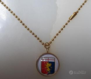 Collana cabochon squadra calcio Genoa Sampdoria