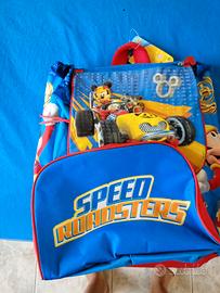 zaino borsa Mickey mouse mai utilizzato 