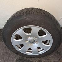 4 CERCHI IN LEGA R15 CON PNEUMATICI 195/65 -AUDI/W