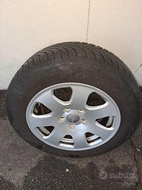 4 CERCHI IN LEGA R15 CON PNEUMATICI 195/65 -AUDI/W