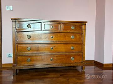 Cassettone neoclassico in stile Luigi XVI