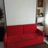 Mobile letto a scomparsa salvaspazio matrimoniale 