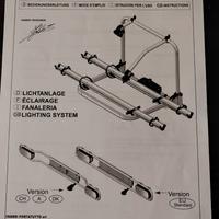 Porta E-Bike gancio traino