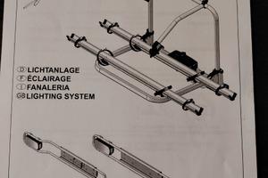 Porta E-Bike gancio traino