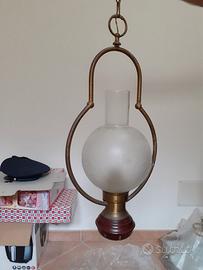 Lampadario a sospensione con supporto rigido