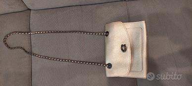 Borsa Coach originale in vera pelle martellata 