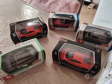 macchinine da collezione 5 pezzi 
