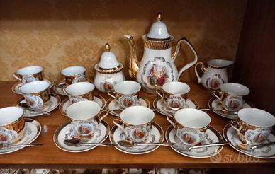 Servizio caffè da 12 duca di Bavaria vintage 