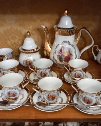 Servizio caffè da 12 duca di Bavaria vintage 