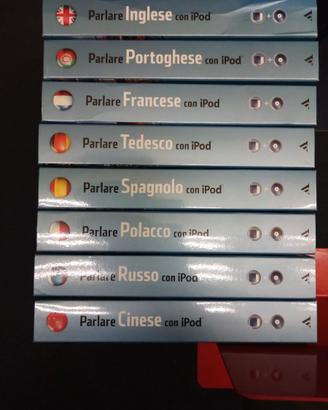 Lotto 7 volumi Parlare Lingue, libri con iPod