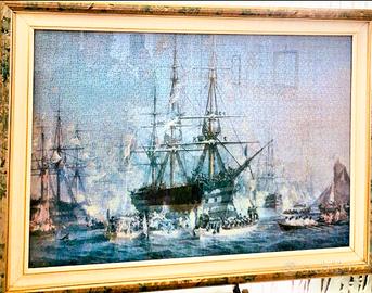 Quadro puzzle- Veliero Incorniciato 