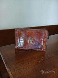 Borsello The Bridge cuoio vintage cerniera rotta