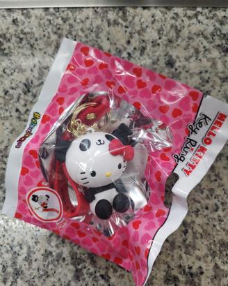 portachiavi Hello Kitty vestita da Panda