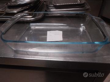 pirofila vetro rettangolare nuova 