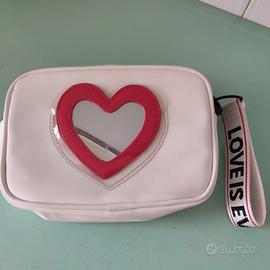 borsa da donna con spechio a cuore 
