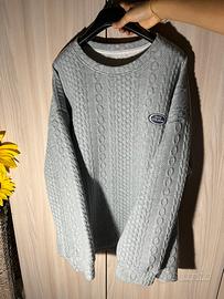 Maglione grigio oversize