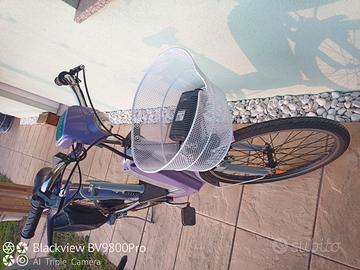 Bici elettrica ecobici ciclope biammortizzata