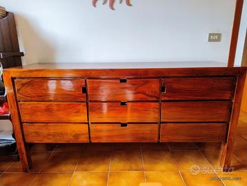 Mobile buffet in legno massello stile etnico