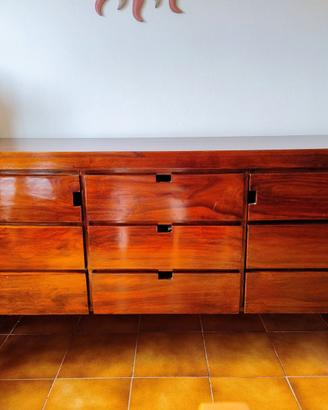 Mobile buffet in legno massello stile etnico