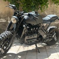 Bmw k1200 rs total black cafe racer