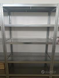Scaffali in acciaio zincato 120X195X50